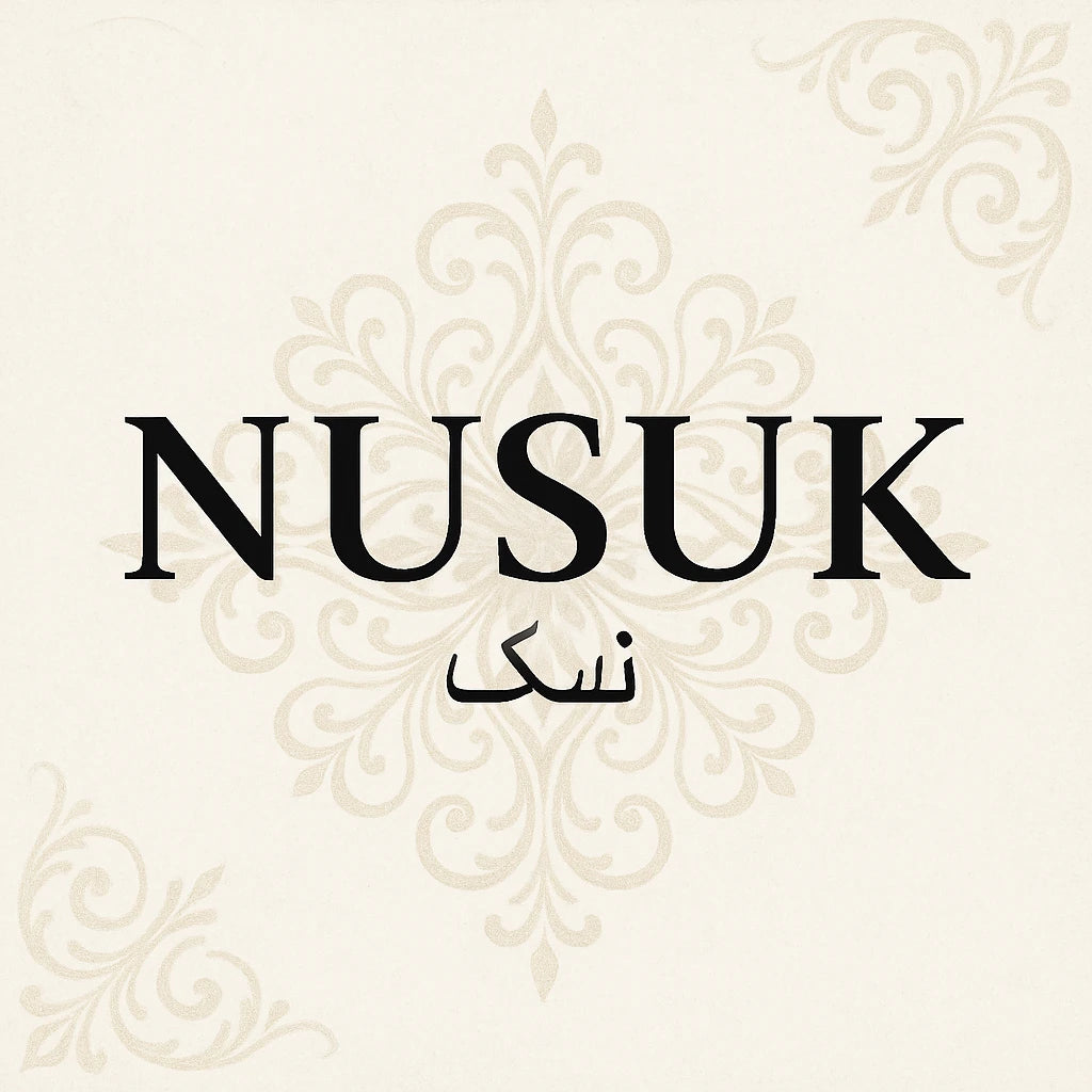 NUSUK Logo – Arabisches Parfum, Orientalische Luxusduftmarke, Unisex Eau de Parfum