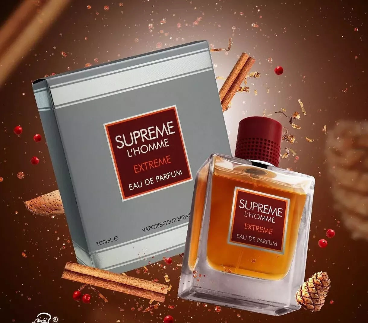 Fragrance World Supreme L'Homme Extreme Eau de Parfum 100ml