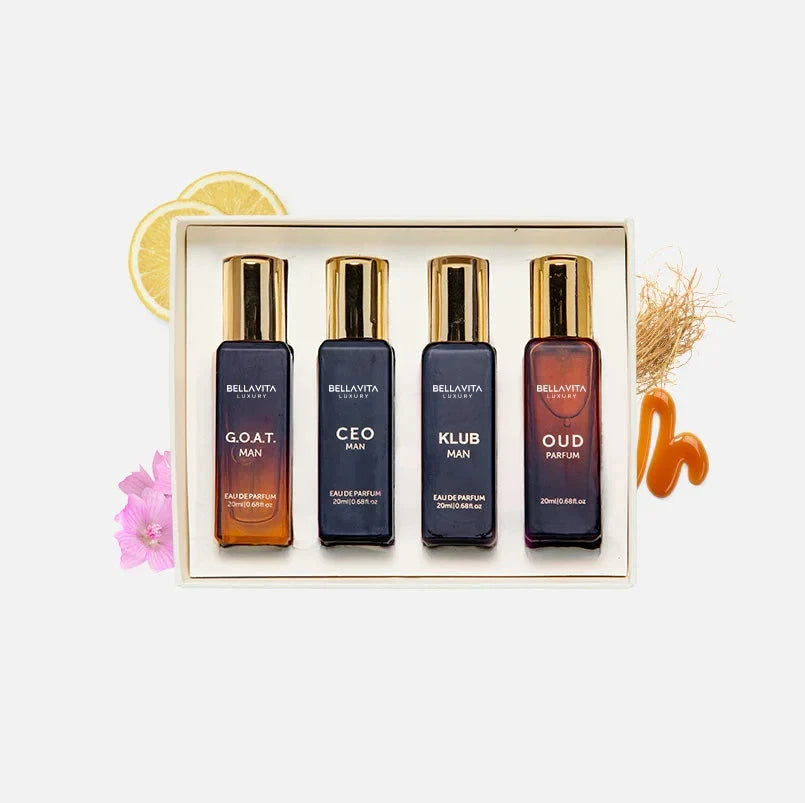 Bella Vita Luxuri Set for Men Eau De Parfum 4x20ml