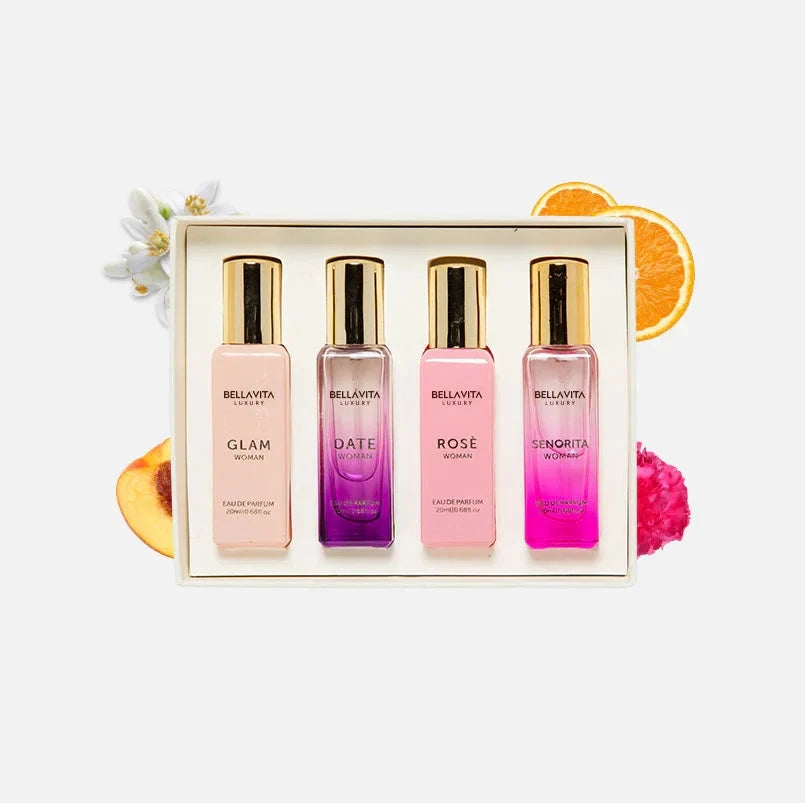 Bella Vita Luxuri Women Set for Woman Eau De Parfum 4X20ml