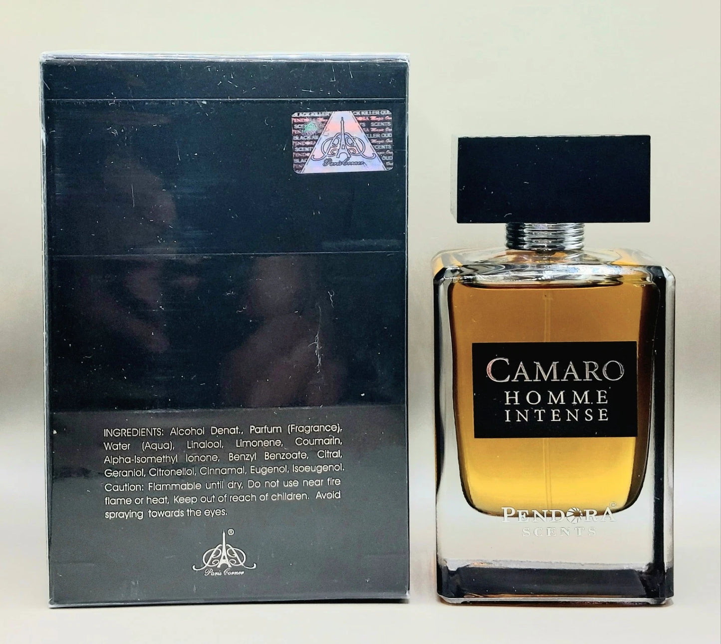 Paris Corner Pendora Scents Camaro Homme Intense Eau De Parfum 100ml für Herren.