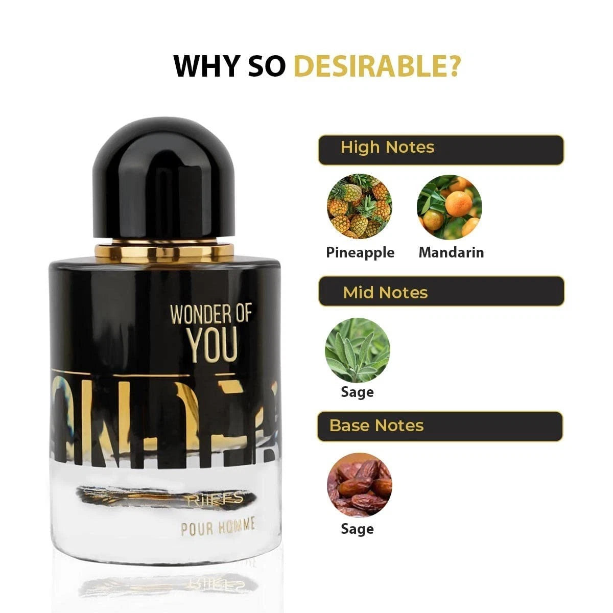 RiiFFS Wonder Of You pour homme Eau de Parfum 100ml